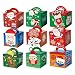 Goodcare Boxes Candy Box Party Favor Christmas Eve Box Xmas Party Bags Gift,12 Piece Pack (3D style 1)