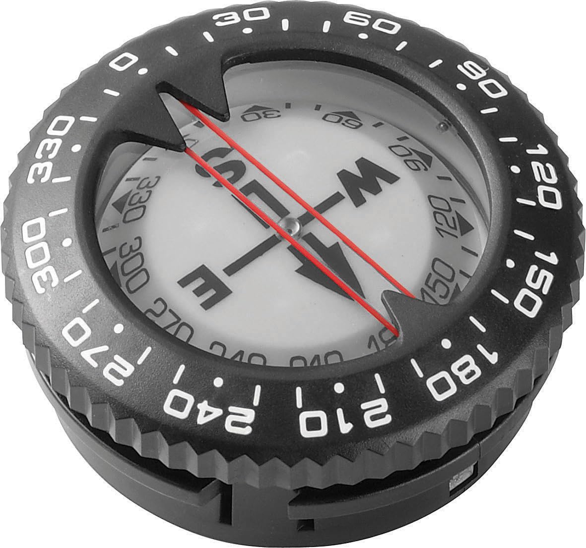 Cressi Separate Compass for Console Leonardo/Giotto - Nacktes Kompassmodul für Konsole, Schwarz/Weiß, Einheitsgröße, Unisex
