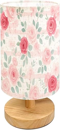 Miniatura 19 de Table Lamps for Bedroom Small Romantic French Bouquets red Pink Rose White Peony Camellia Bedside Lamps Desk Lamp Table Lamp Night Light for Kids