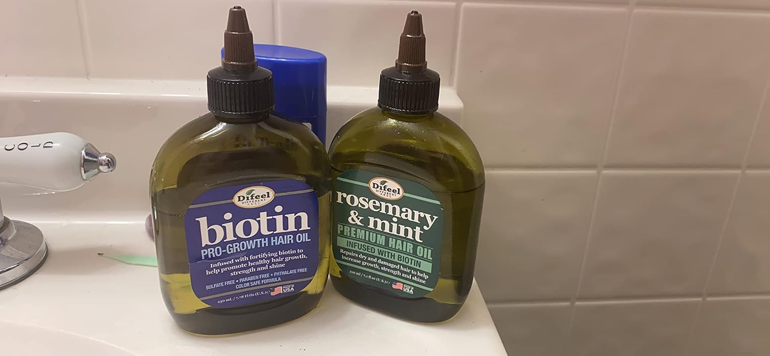 Difeel Rosmarin & Pfefferminz Haaröl Mit Biotin – 340 Ml, Für Haarwachstum, Stärkend, Nicht Fettend