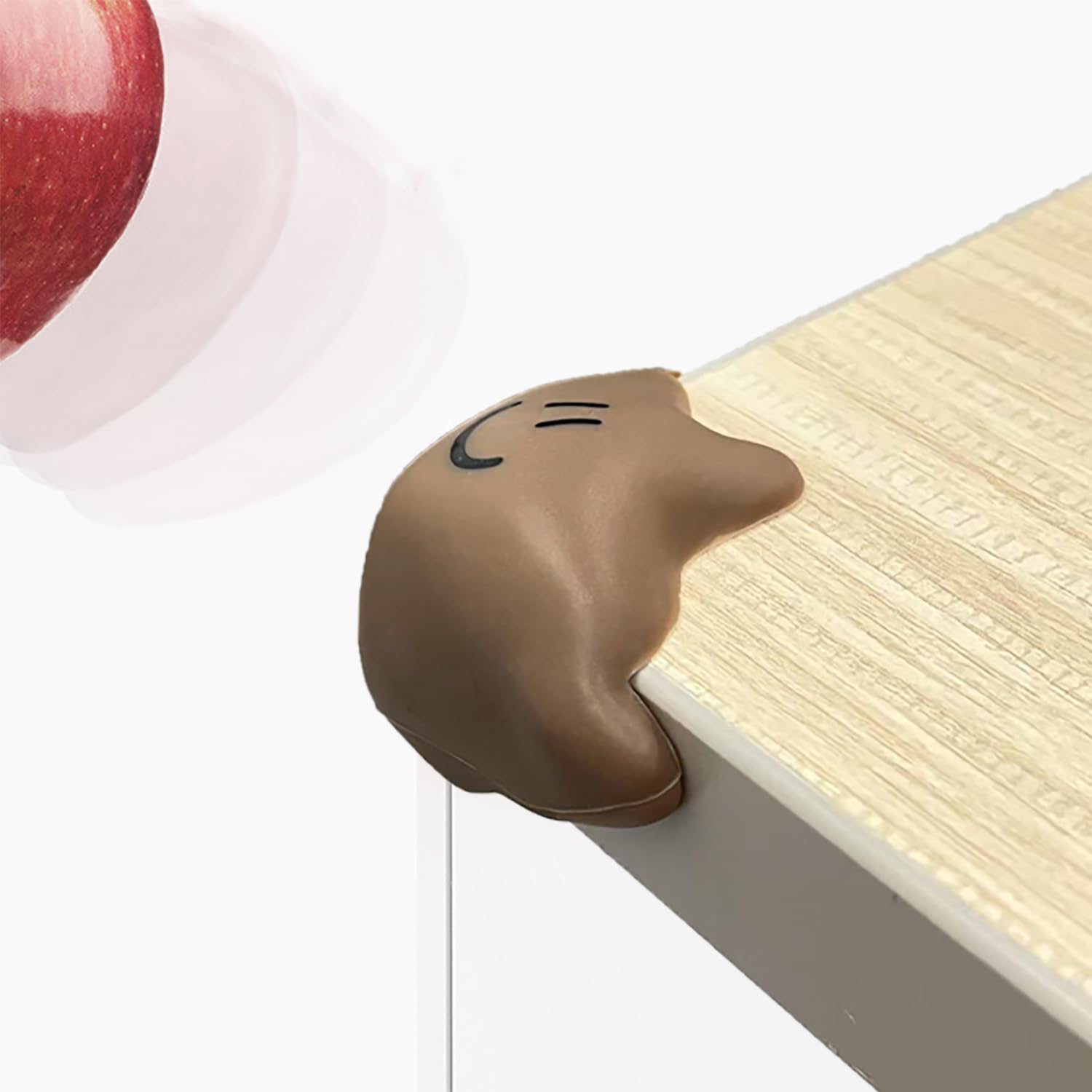 Protector Esquinas Muebles De para - Juego de 4 Piezas, Marrón, Envuelve los Bordes Afilados de la Mesa para Evitar Golpes y Golpes y Prevenir Lesiones Sencillo y Bonito