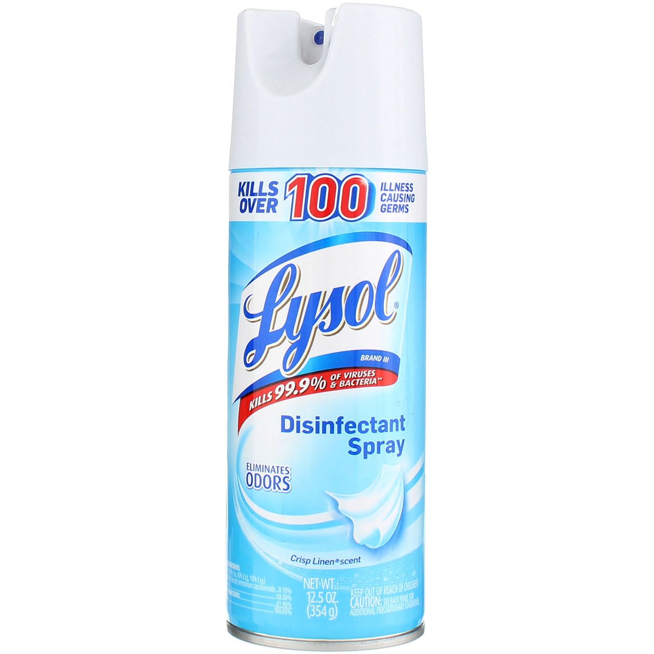 Lysol Disinfectant Spray Sanitizing and Antibacterial Spray For Disinfecting and Deodorizing Crisp Linen 2 Count 12 5 fl