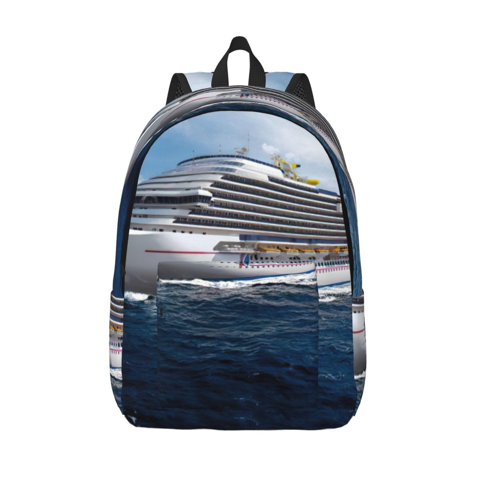 Bolsa de enfermera y mochila de viaje para portátil con estampado casual 8
