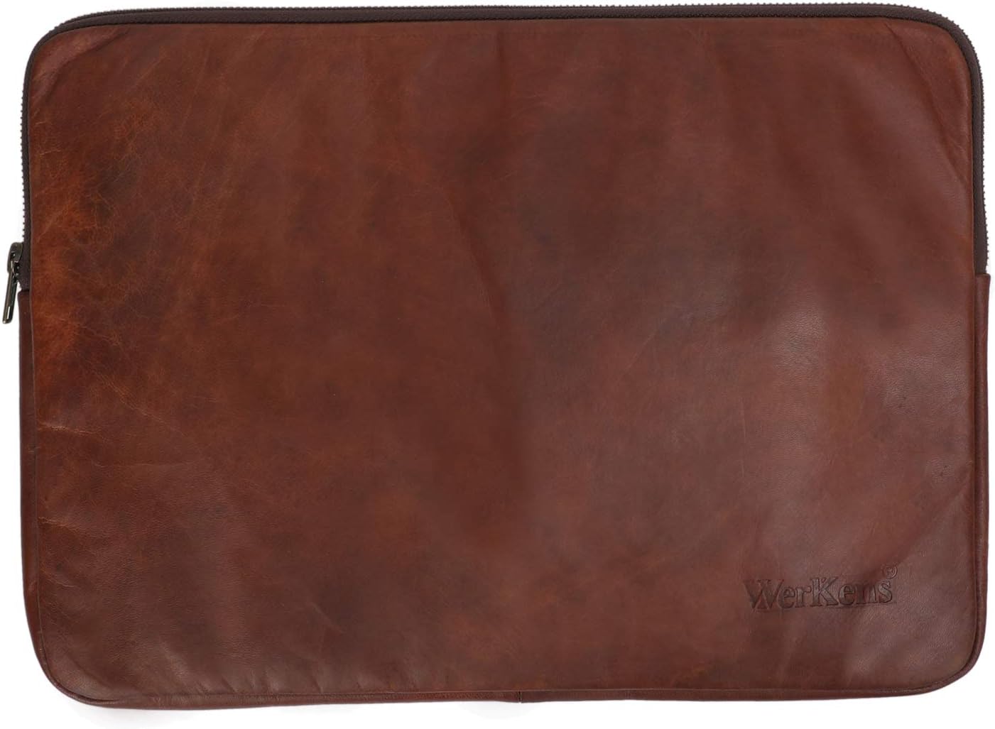 Genuine Leather Laptop Sleeve Laptop Sleeve Handcrafted with 100% Original Leather for MacBook Pro 15-inch, 15.6-inch Surface Book,Ultrabook,Chromebook and Laptops