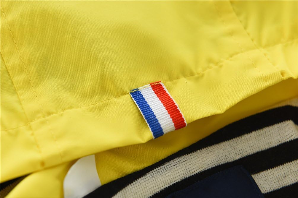 M2C Boys Girls Hooded Cotton Lined Rain Jacket Light Windbreaker - Image 4