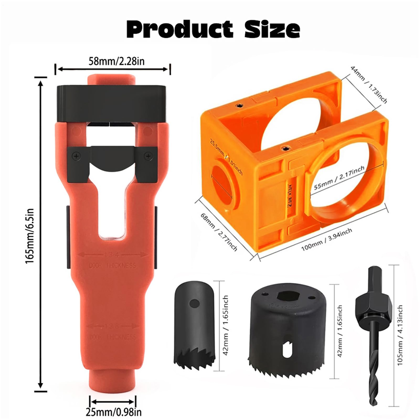 Kit Installazione Serratura Porta Ricambi Serrature Catenacci Bulloni | Dima Per Porte Strumenti E Elettrici Per Riparazioni Di Porte Interne, Esterne, Casa, Cucina E Finestre