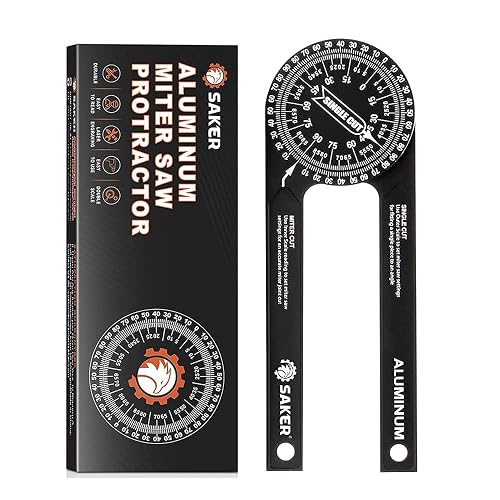 Saker Miter Saw Protractor 7-Inch Aluminum product photo (Table Saws & Miter Saws) — ScooterReviewPro review