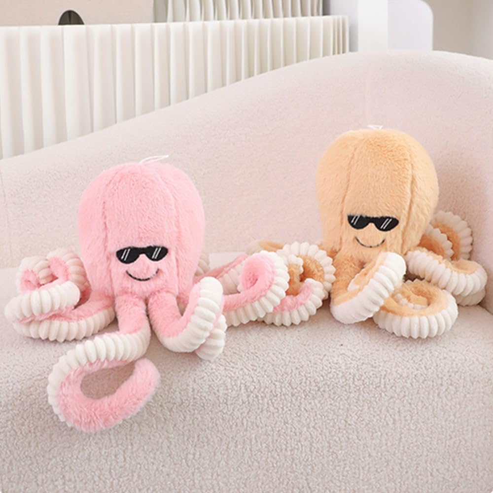 OUKEYI 16 Inch/40cm Octopus Plush Toys, Soft Octopus Stuffed Animals Gift Sea Stuffed Toys for Kids and Lovers Home Decor (Pink) - Image 3