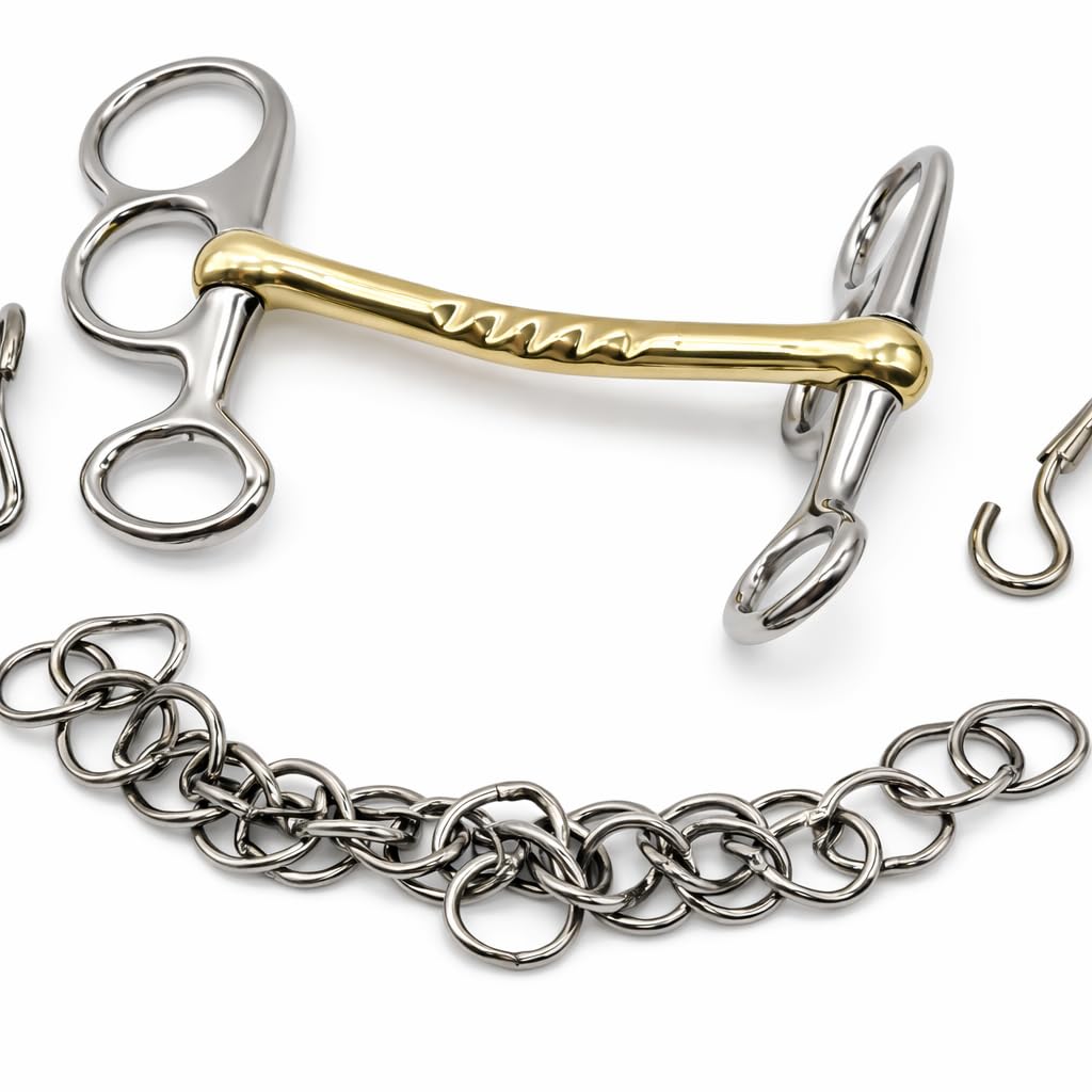 Pelham Fahrgebiss Stange incl. Kette Minishetty Minipony Falabella 8,5 9,0 9,5 10,0 10,5 11,0 12,0 12,5 Tysons Shetty (12,5)