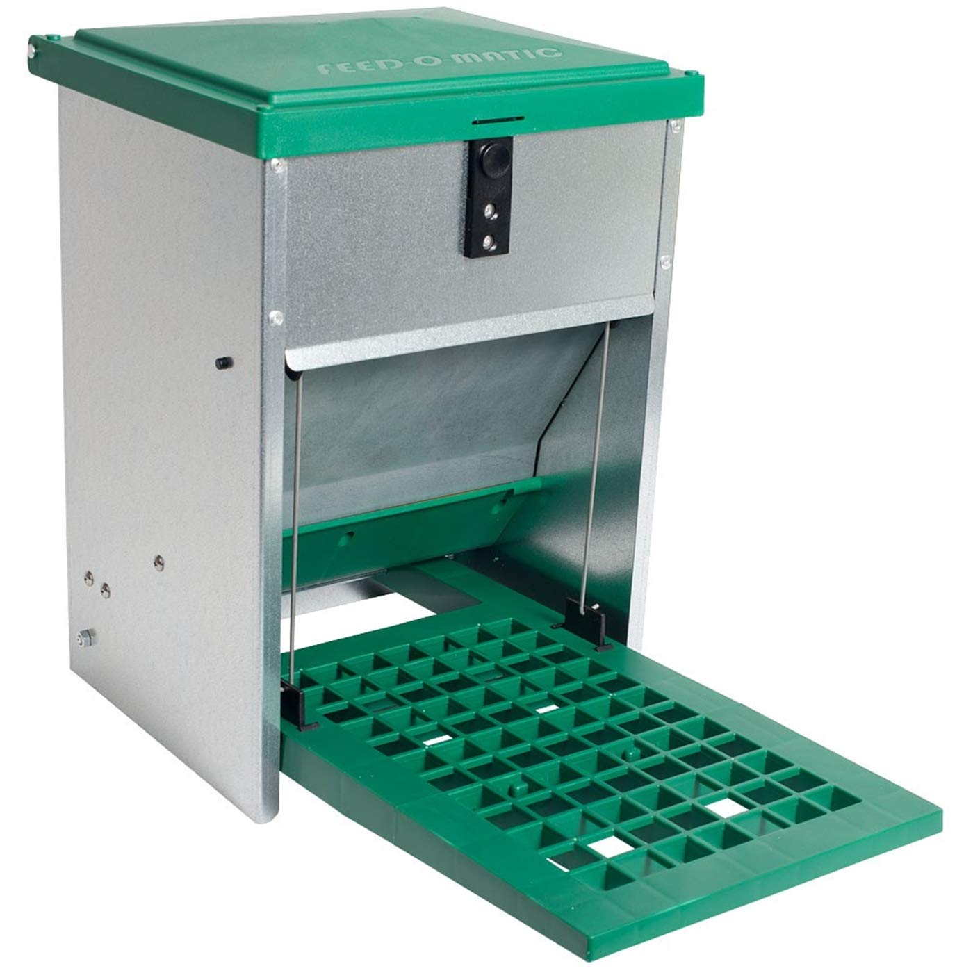 VOSS.farming Tolva comedero automático para Aves y gallinas con Apertura mecánica, hasta 5kg