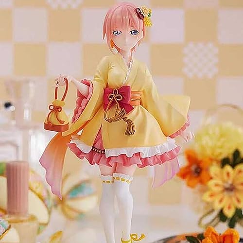 Miniatura 2 de Kanamori Figura de acción de anime de Nakano Ichika de 8.66 pulgadas, los quintillizos por excelencia, modelo de personaje de PVC, decoración de