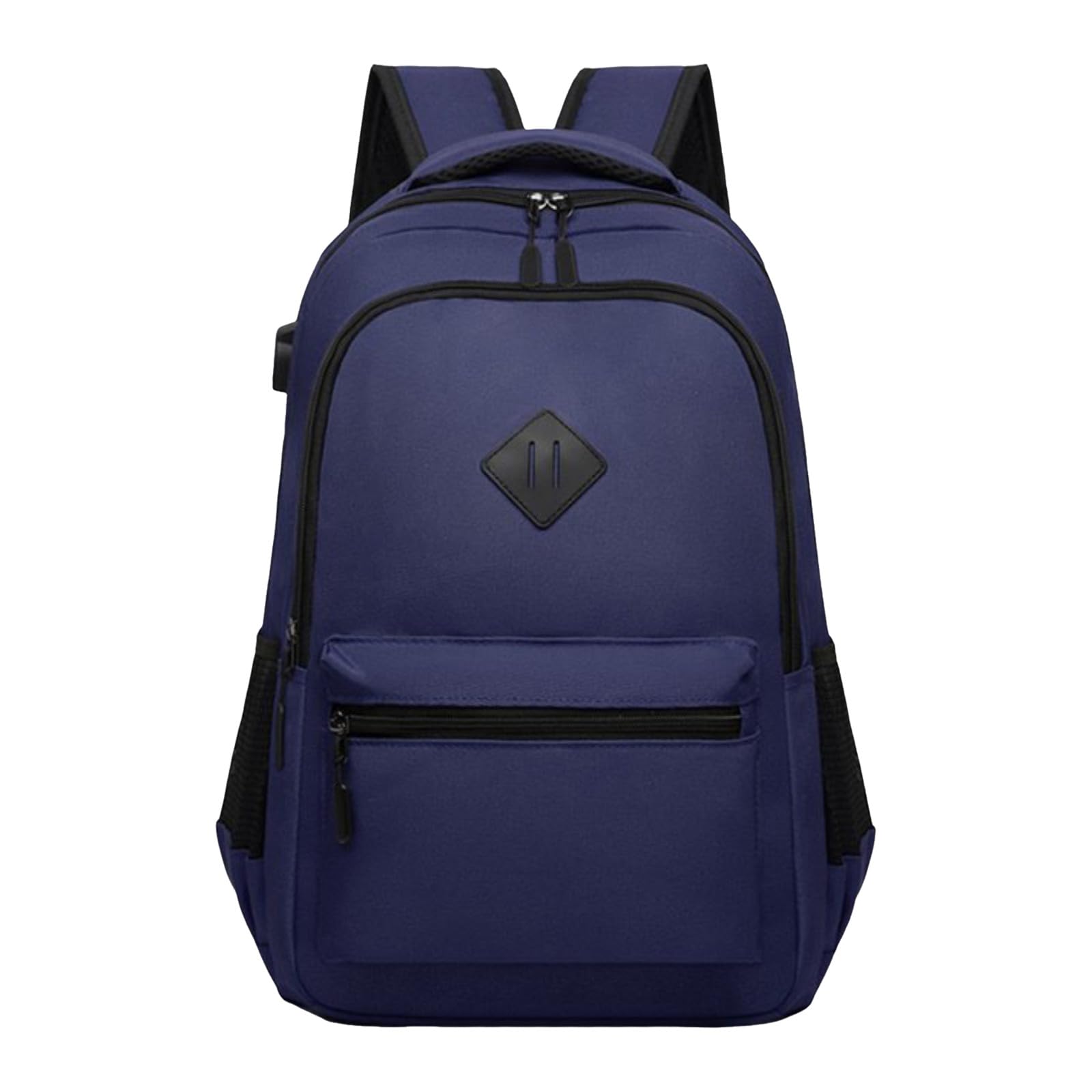 Sac à dos noir de collège avec 8 compartiments ergonomiques - 6