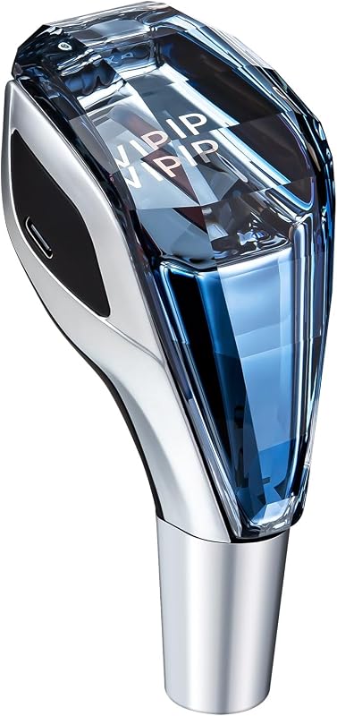 Manopla de câmbio LED PURISUN Crystal com toque, 7 cores e rosca de 8 mm, 10 mm ou 12 mm – 1 unidade