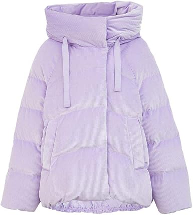 NXMRN Plumifero Chamarra,Chaqueta De Plumón De Pana Holgada para Mujer De  Invierno : Amazon.es