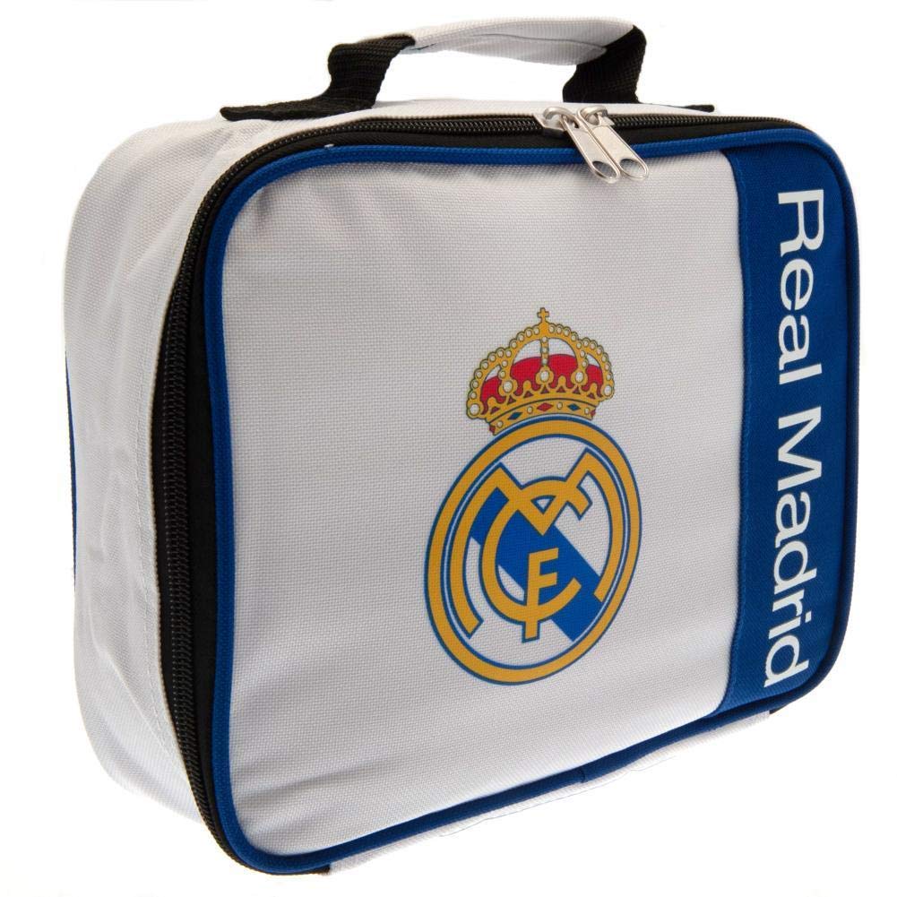 Real Madrid F.C. Vertical Lunch Bag/Box with Insulated Bottle Pocket
