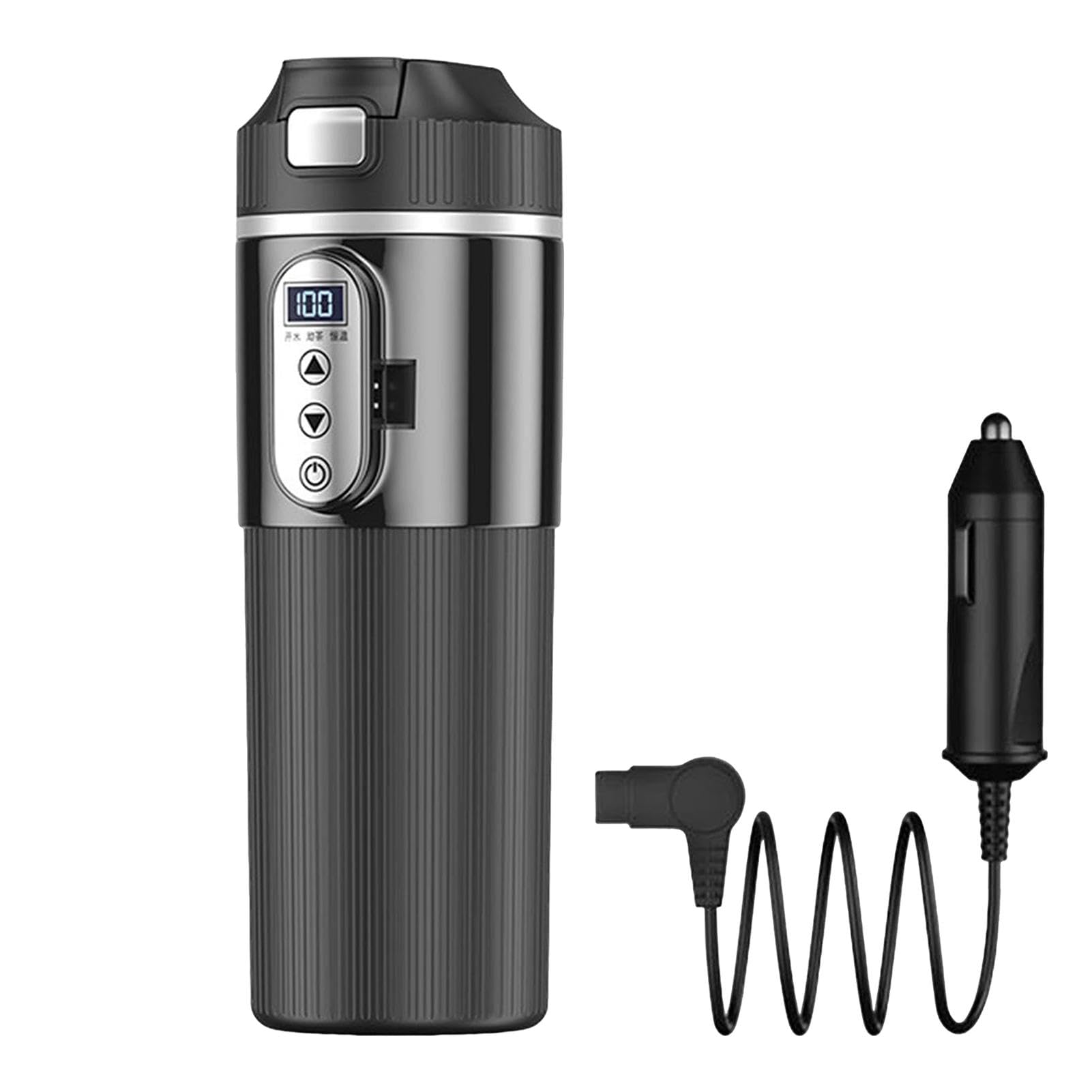 Camping Coffee Heater, kubek samochodowy na gorące napoje, kubek podróżny