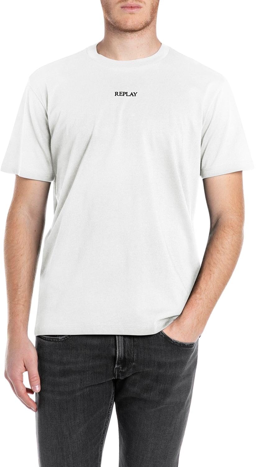 Replay Herren T-Shirt Kurzarm aus Baumwolle
