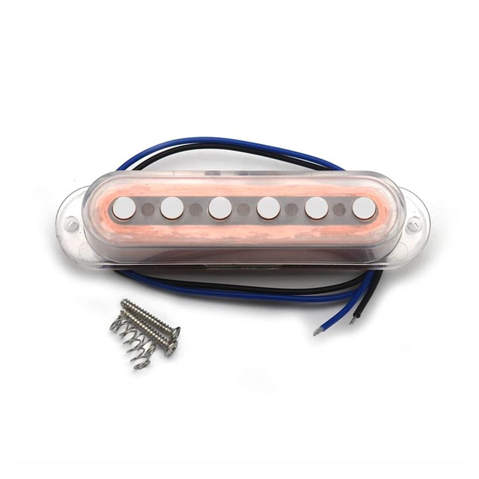 Profesjonalna Gitara Elektryczna Z Pojedynczą Cewką Mostek Środkowy 50/52mm Przetwornik Elektryczny Z Pojedynczą Cewką(1 set)