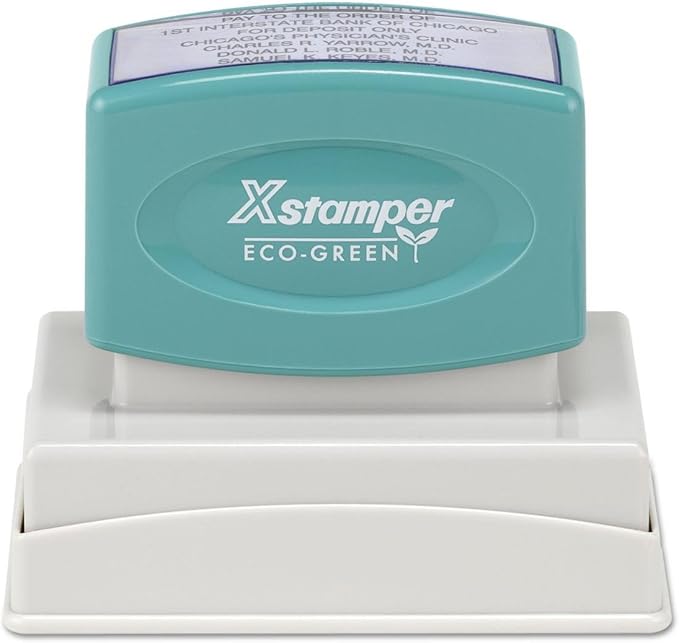 Xstamper N16 PreInked Custom Stamp 11/2" x 21/2