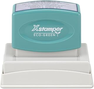 Xstamper N16 Pre-Inked Custom Stamp 1-1/2" x 2-1/2"