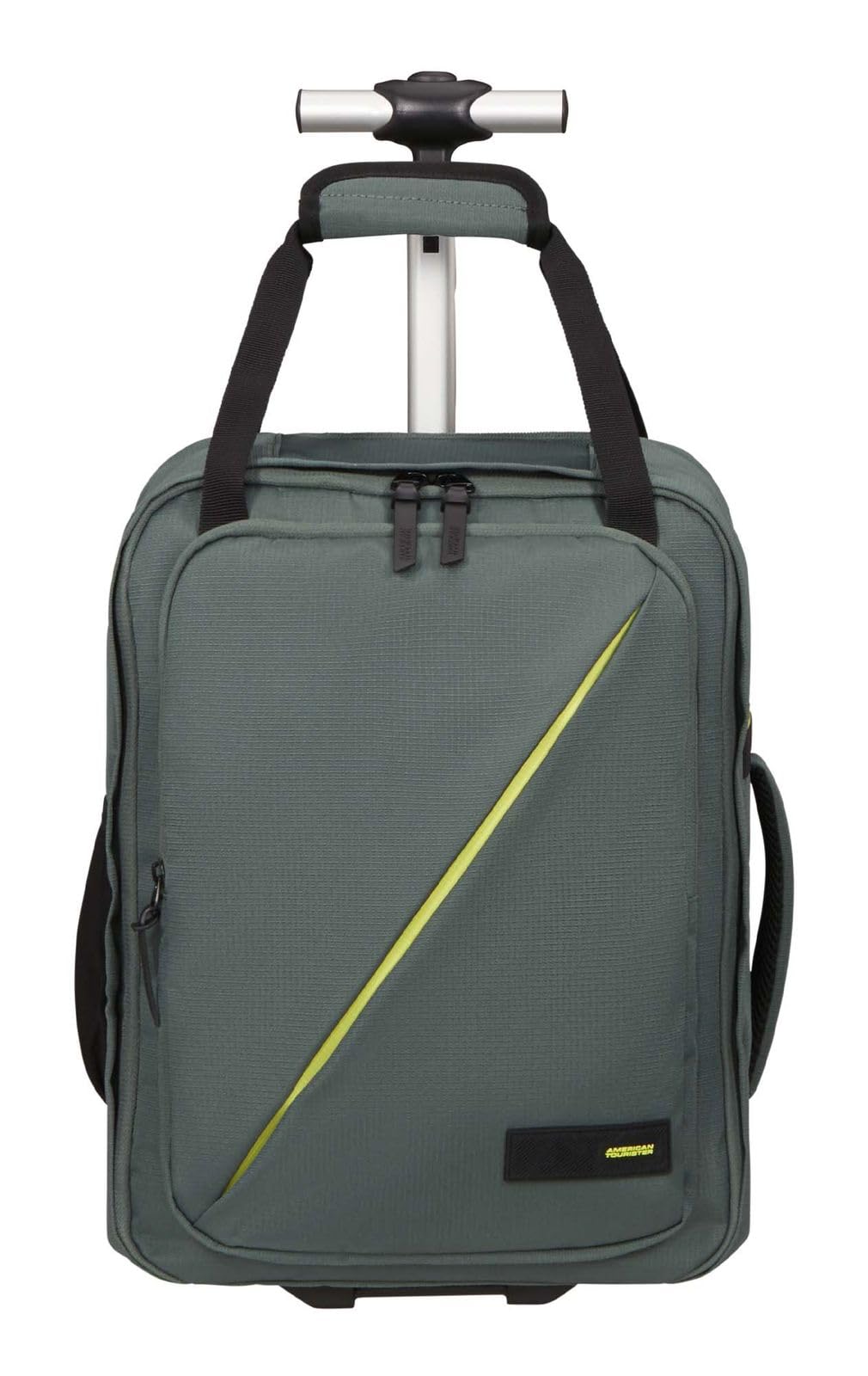 American Tourister Take2Cabin - Ryanair/Wizz Air/Vueling Cabin Bag 40 x 30 x 20 cm, 24.5 L, 1.50 kg, Backpack on Wheels, Hand Luggage, Airplane Backpack MS Underseat, Green (Dark Forest)