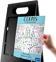 Vista 3 de Headline Sign - Tabla sándwich personalizable con marco en A para exteriores, doble cara con insertos de cubierta protectora de plástico resistentes