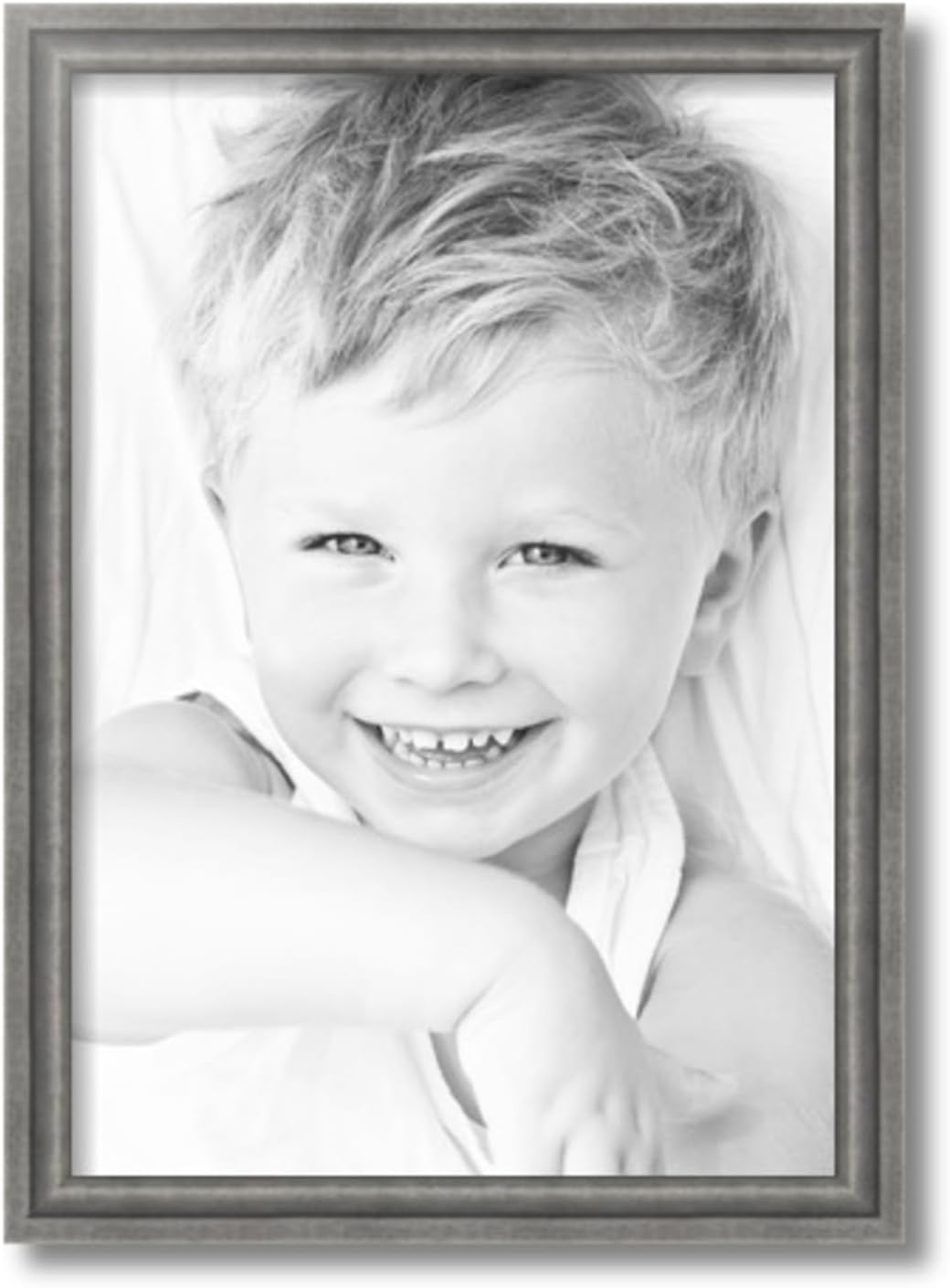 ArtToFrames 14x20 inch Muted Cold Silver Picture Frame, 2WOMBW275-1621-14x20