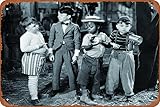 The Little Rascals Plaque Poster Metal Tin Sign 8' x 12' Vintage Retro Wall Decor