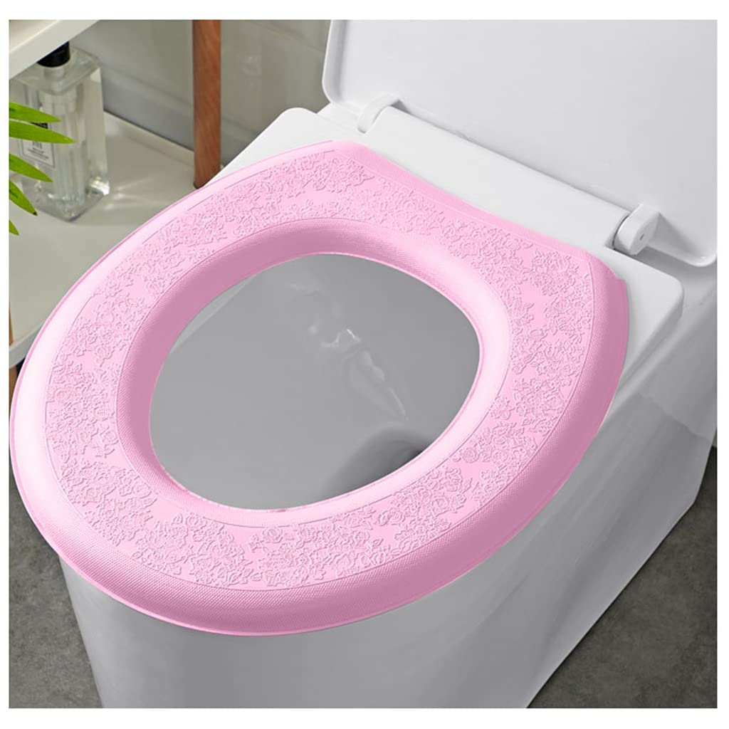 Cojín de inodoro tipo pasta autoadhesivo lavable almohadilla impermeable contra la humedad