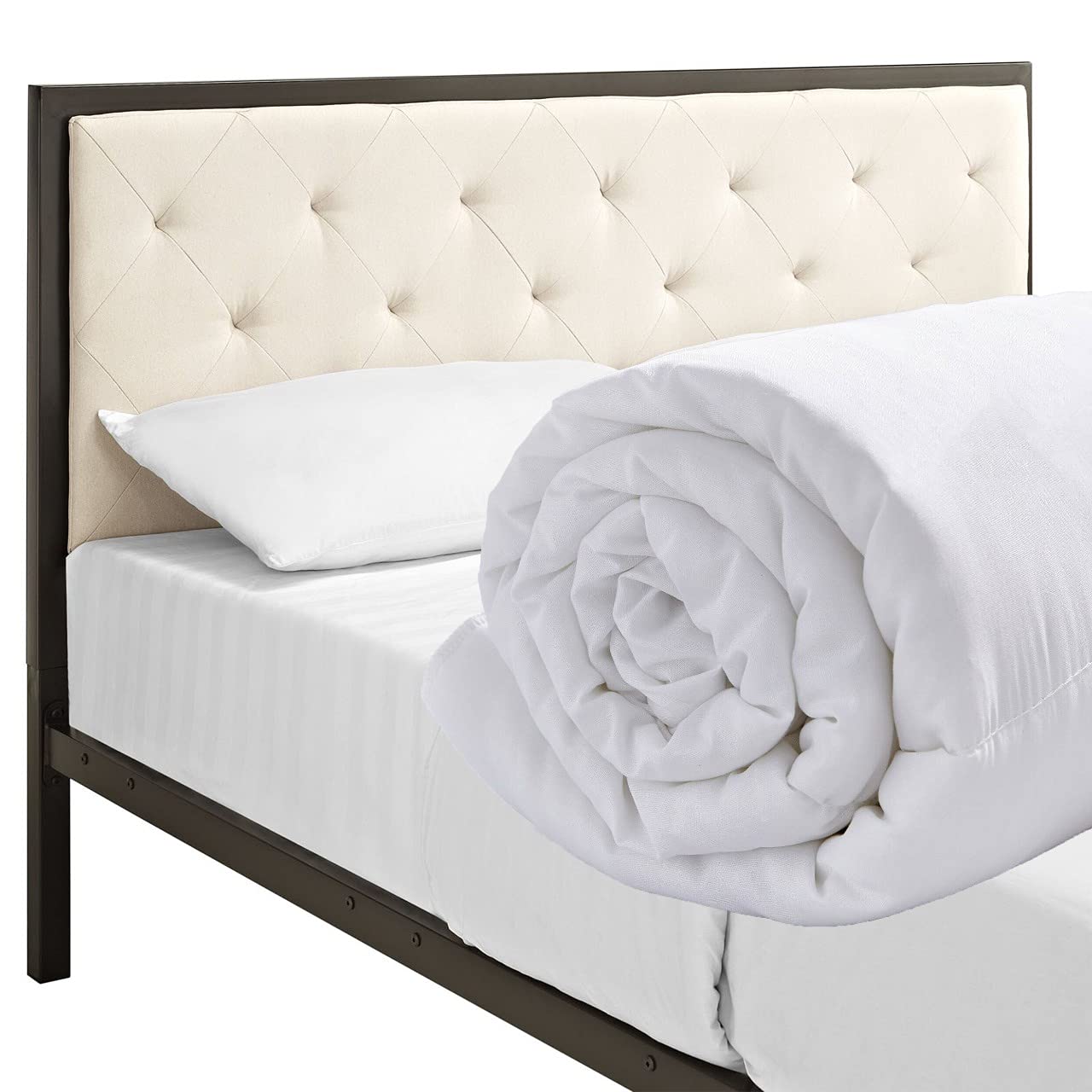 oceanevo DUVET QUILT HOLLOWFIBRE COROVIN THICK WARM FILLED QUILT CORVIN DUVET 4.5 10.5 13.5 15 TOG SOFT COSY SINGLE DOUBLE KING SUPERKING (4.5 TOG, King)