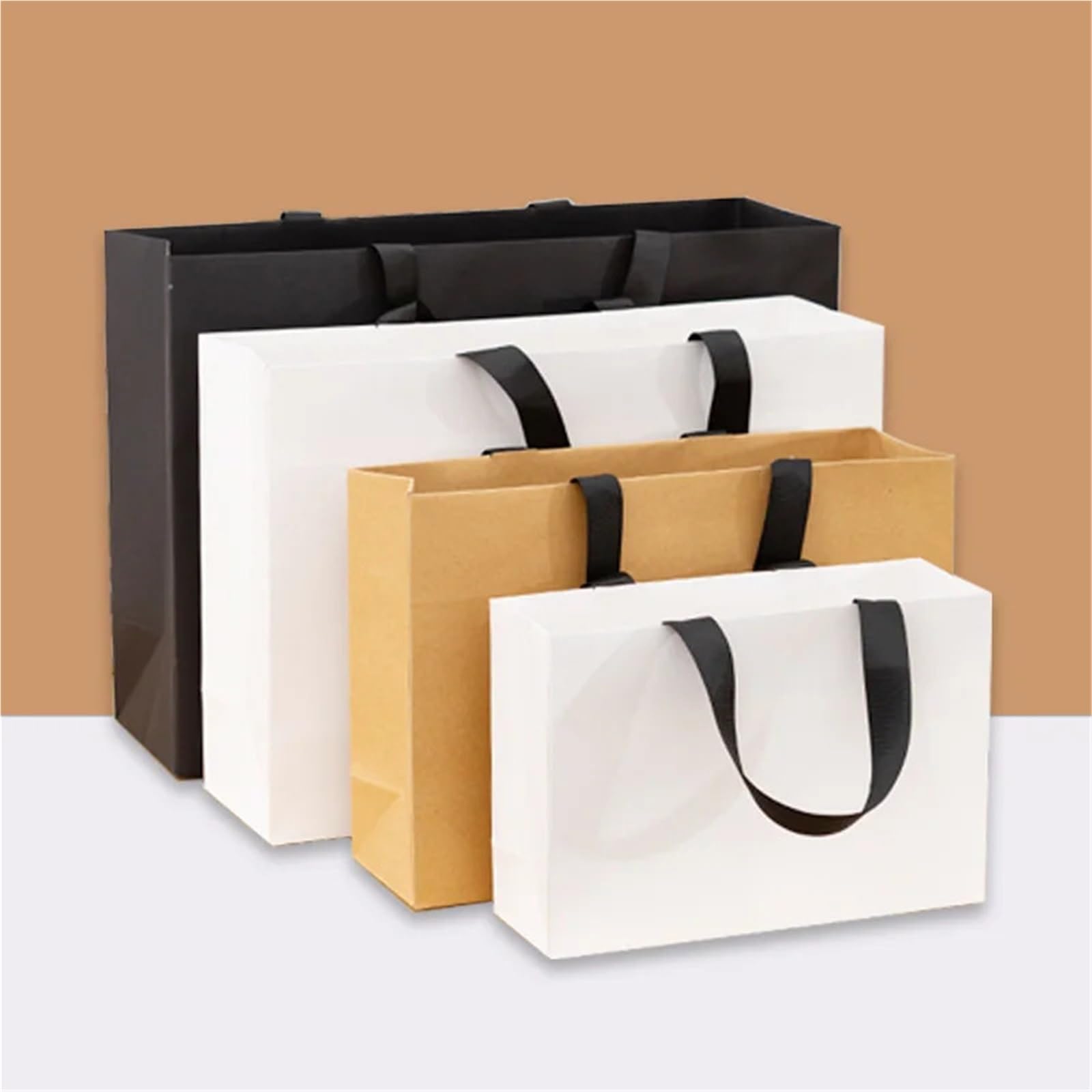 Bolso de tienda ropa bolsa papel 10 piezas para Embalaje Fiestas