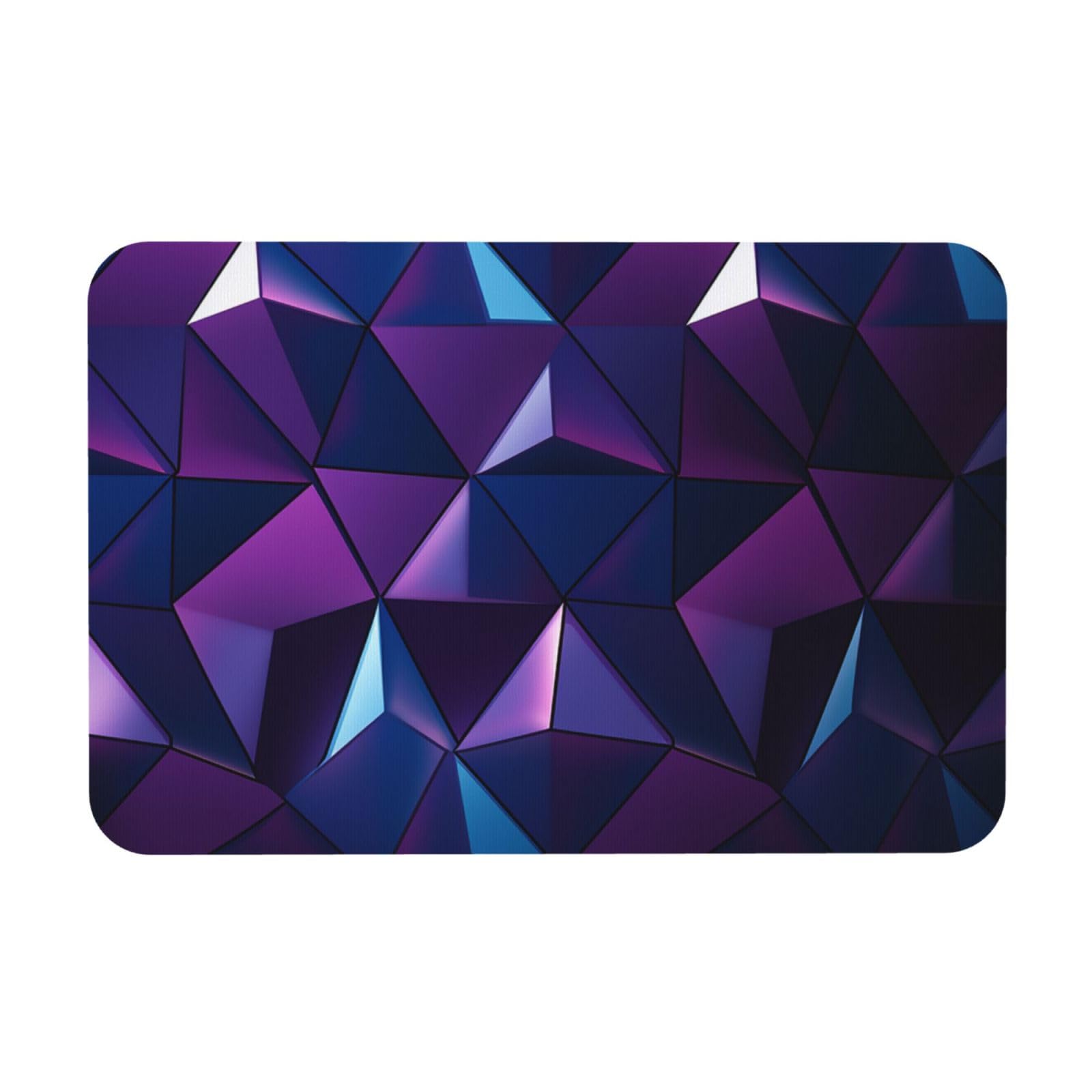 Tapis de bain pour salle de bain lavable en terre de diatomée violet absorbant