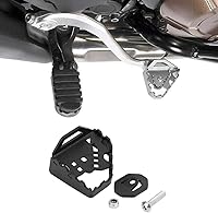 Vista 4 de Fydun Freno Agrandar Peda, Palanca de freno trasero Agrandar Pedal para CRF1000L Africa Twin Sports 14-18 (negro)