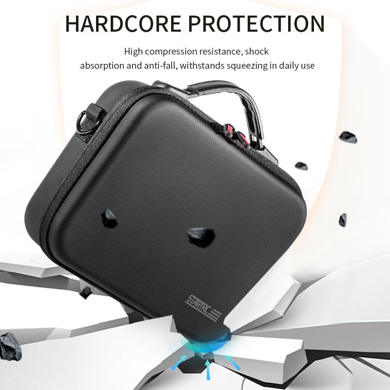 Funda para Insta360 Ace Pro bolsa de almacenamiento rígida e impermeable de PU 6