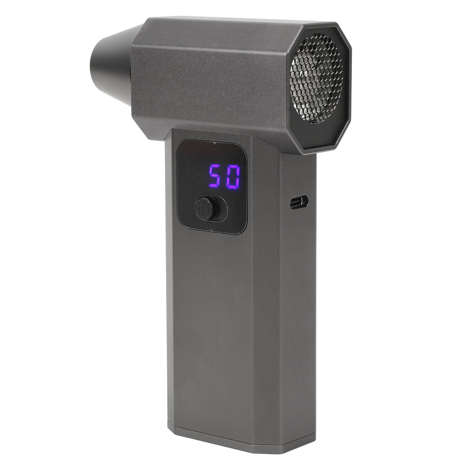Jet Dry Blower 130000 tr/min sans fil à air électrique à air avec affichage LED et régulation de vitesse sans étape légère pour le nettoyage de la voiture et l'entretien de la