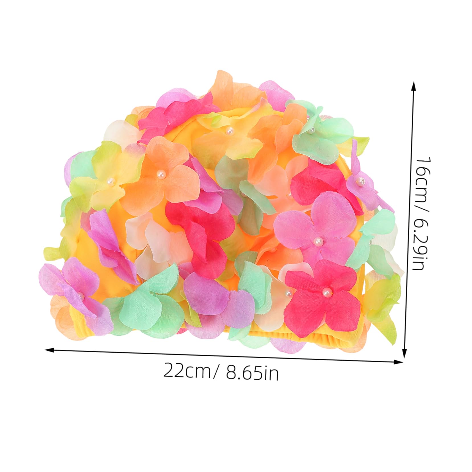 Yardwe Cuffia Da Nuoto Cuffia Per Da Nuoto Accessori Per Costumi Da Bagno Cuffie Da Bagno Con Petali Cuffia Elastica Cappello Da Nuoto Cappello Da Bagno Impermeabile Nylon