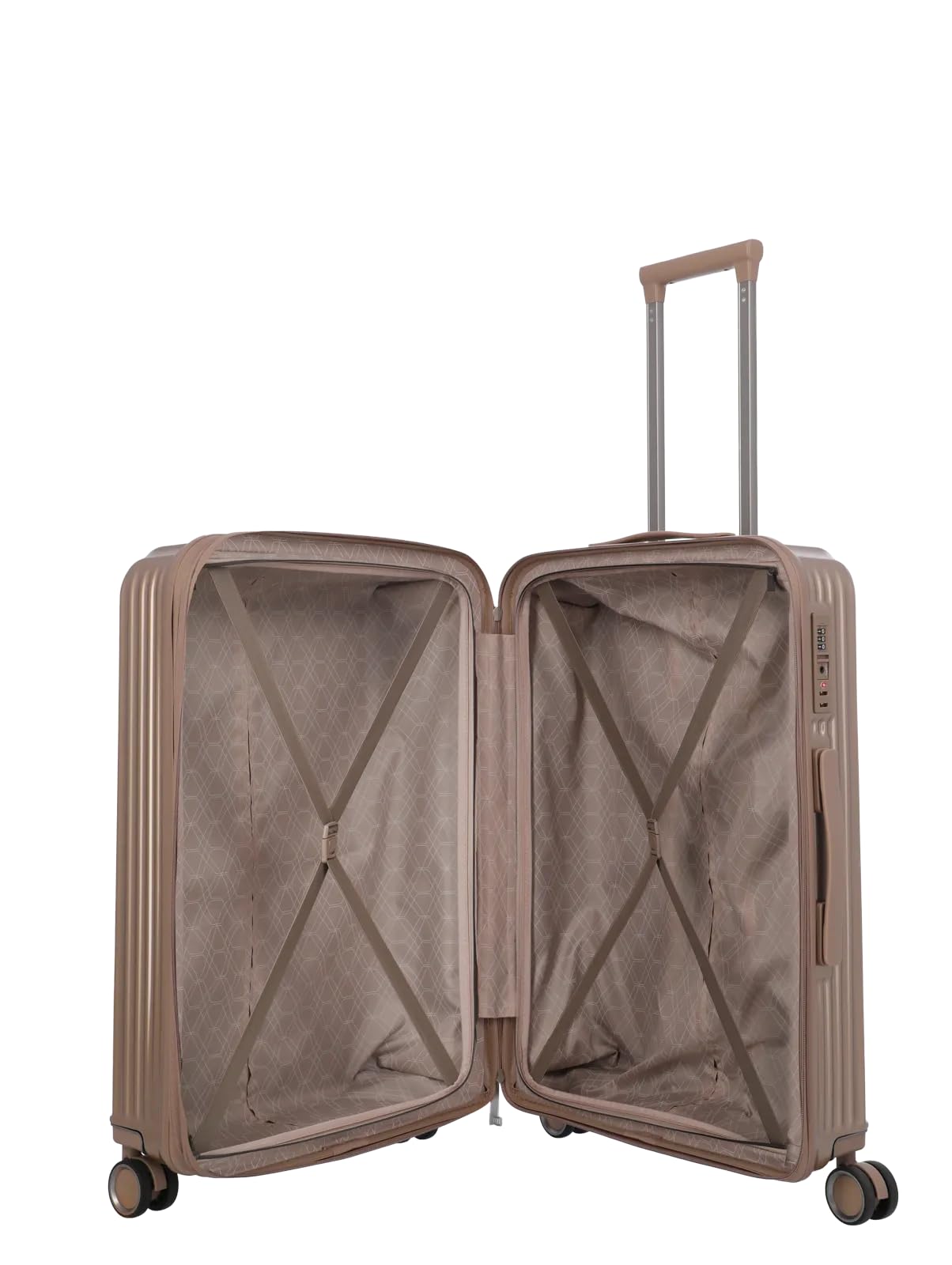 Travelite Maleta Paros 3 rígidos Maleta de Viaje S M L Cerradura TSA Pliegue silencioso Doble Ruedas – Equipaje de Mano y Maleta de Viaje para Vacaciones