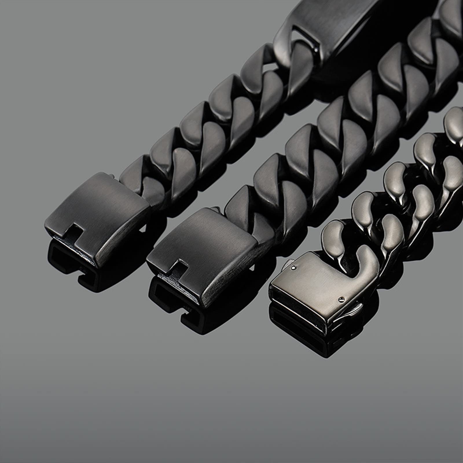 Bracelets, Armband Herren Edelstahl Rostfreier Stahl Panzerkette Druckknopfverschlüsse Personalisiertes Modedesign Armband für Herren