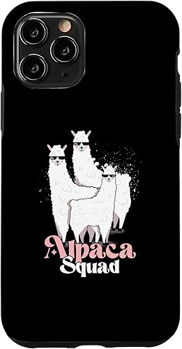 Vista 22 de iPhone XR Alpaca Squad Funny Alpacas With Sunglasses Alpaca Lover Case