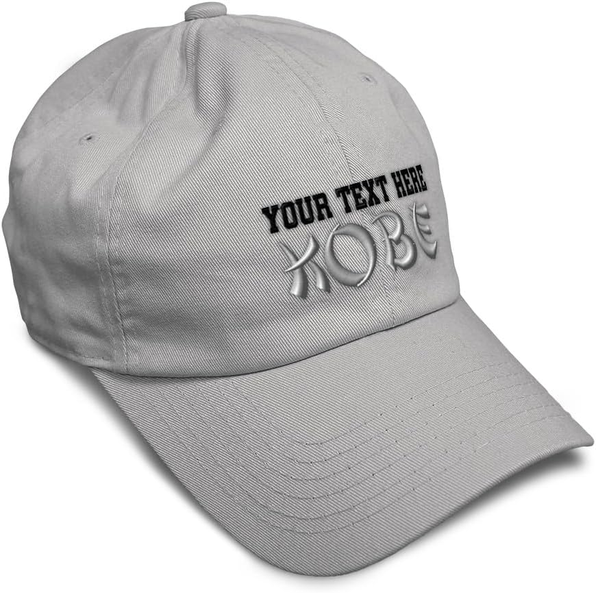Custom Soft Baseball Hat Embroidered Dad Hat Kobe Japan Japanese Men & Ladies Baseball Cap Cotton