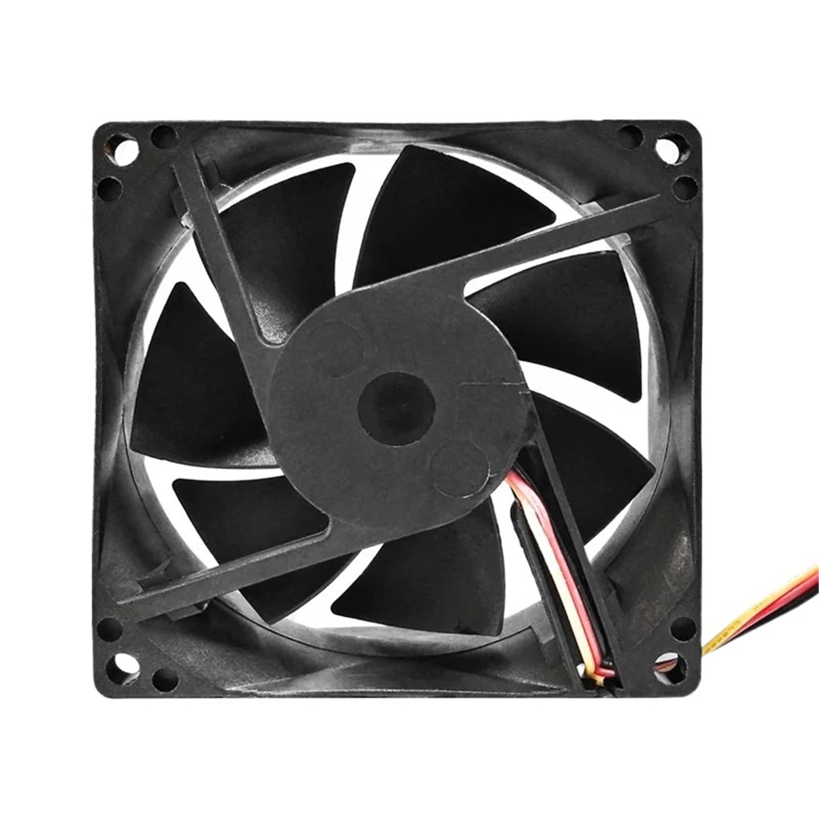 PEQYUACTE 8cm PC Case Cooler Fan Hydraulic Bearing Silent CPU Radiator Cooling Fan 80x80x25mm 12V/3Pin Computer Chassic ventilator