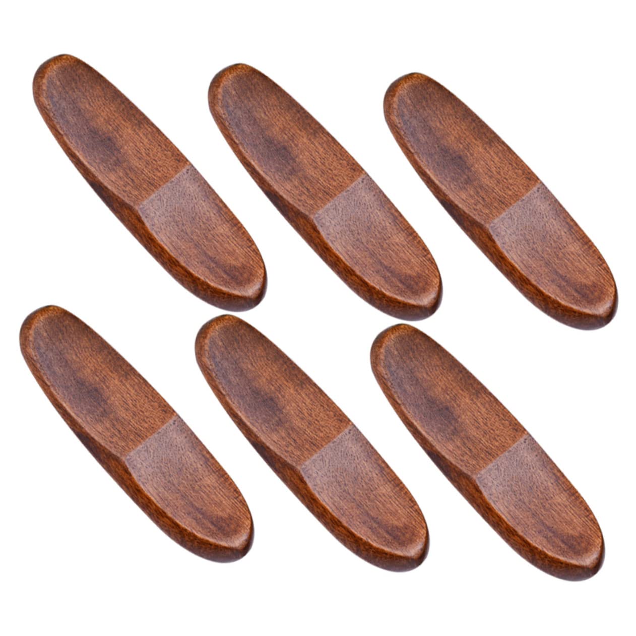 Cabilock 3 Series Soporte para Cuchara De Palillos De Madera Maciza Soporte para Palillos Pararse Cocinando Cortar Descansar Porta Cuchara Titulares Palillos Reutilizables 6 Piezas X 3