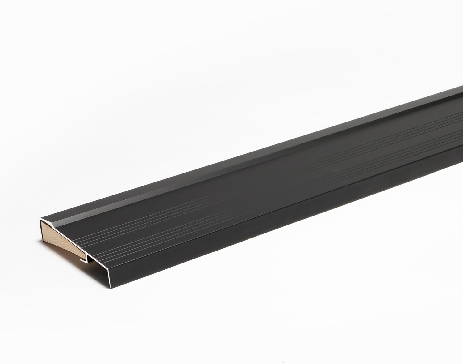 Premium Inswing Threshold with Exterior Long Cover Aluminum Sill with Wood Insert for Sealing Gap Under/Replacement Under Threshold Different Sizes Available. (36 inch Small Gap)