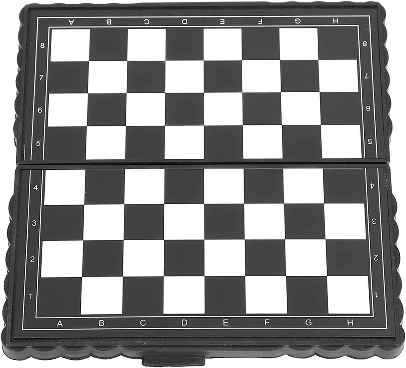 Magnetic Travel Chess Set with Folding Chess Board, Portable Plastic Folding Chessboard Magnetic Chess Set Game for Party Family Activities Educational Toys for Kids and Adults