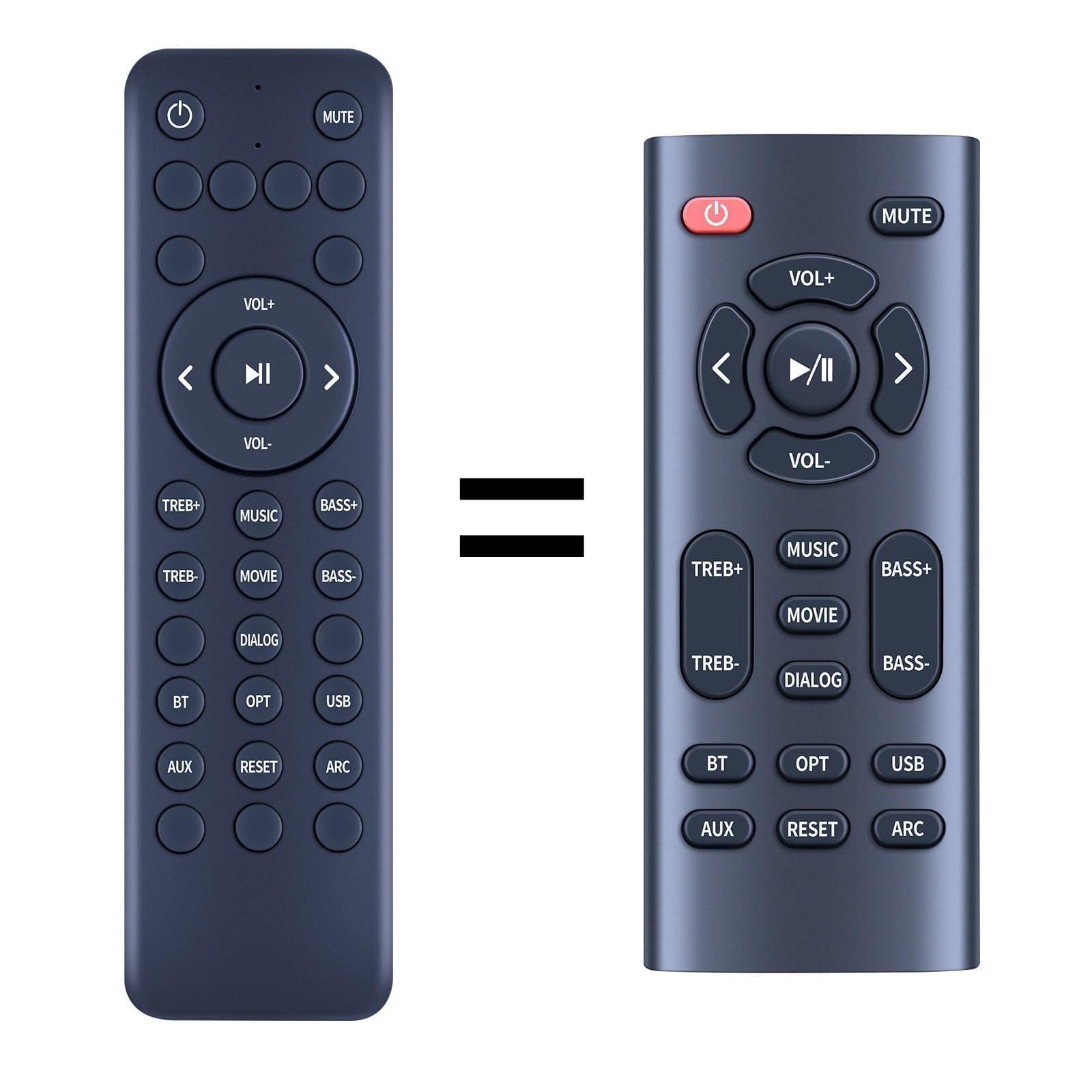 PZL New Replacement Remote Control for Littoak Subwoofer 2.1 Soundbar SE04D, for BESTISAN MEGACRA BYL SE05C SE05 16 Inch Soundbar, for Qunler Sound