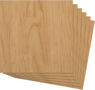 Ekena Millwork 7 3/4"W x 7 3/4"H x 3/8"T Wood Hobby Boards, Maple (6-Pack)