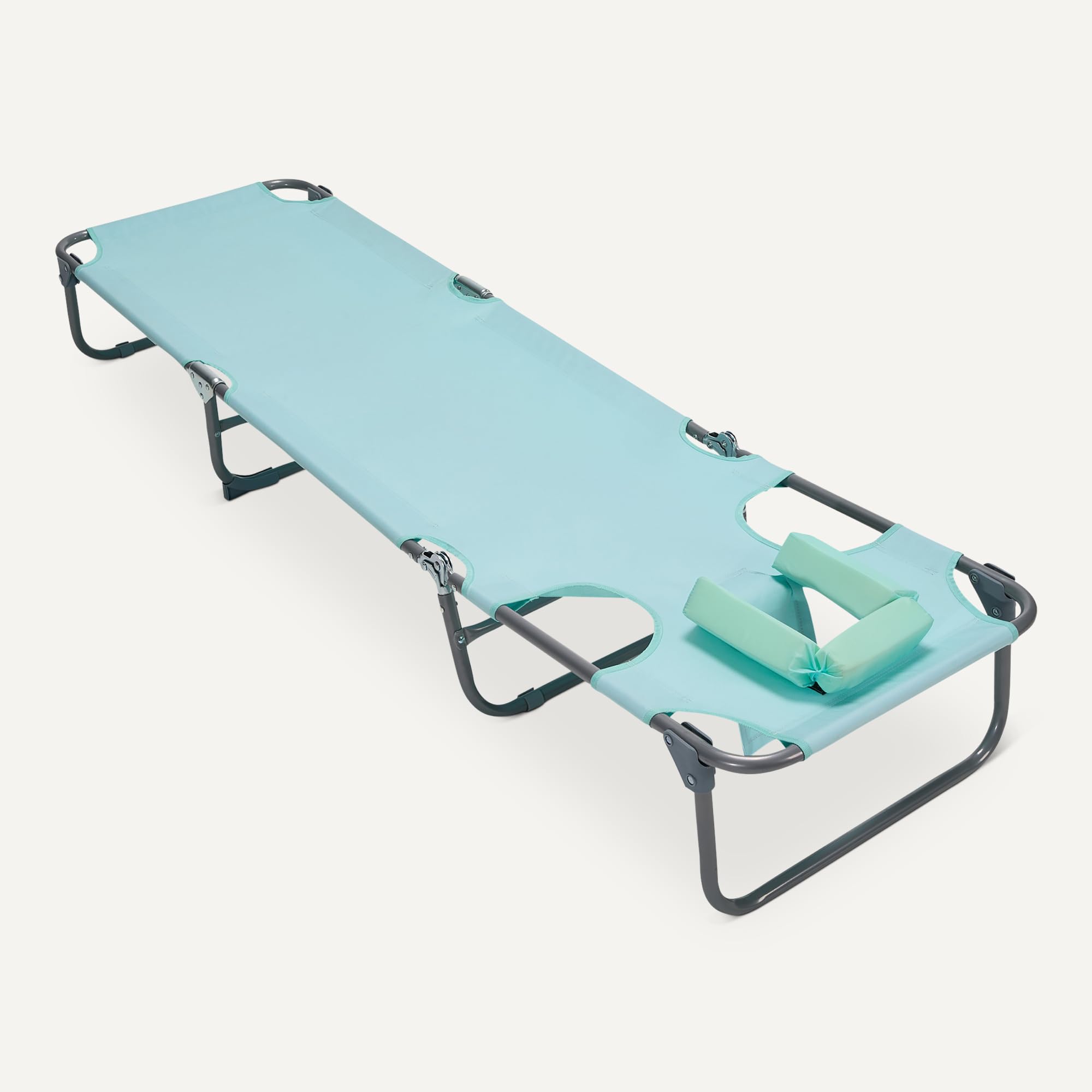 Amazon Basics Sillón para Exteriores, Azul, Paquete de 1