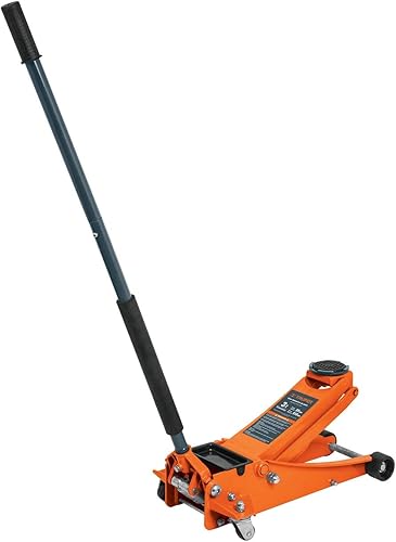 Truper Cat Professional Skate, gato de vehículo de elevación rápida de 3 toneladas, capacidad de carga de 6,000.0 lbs