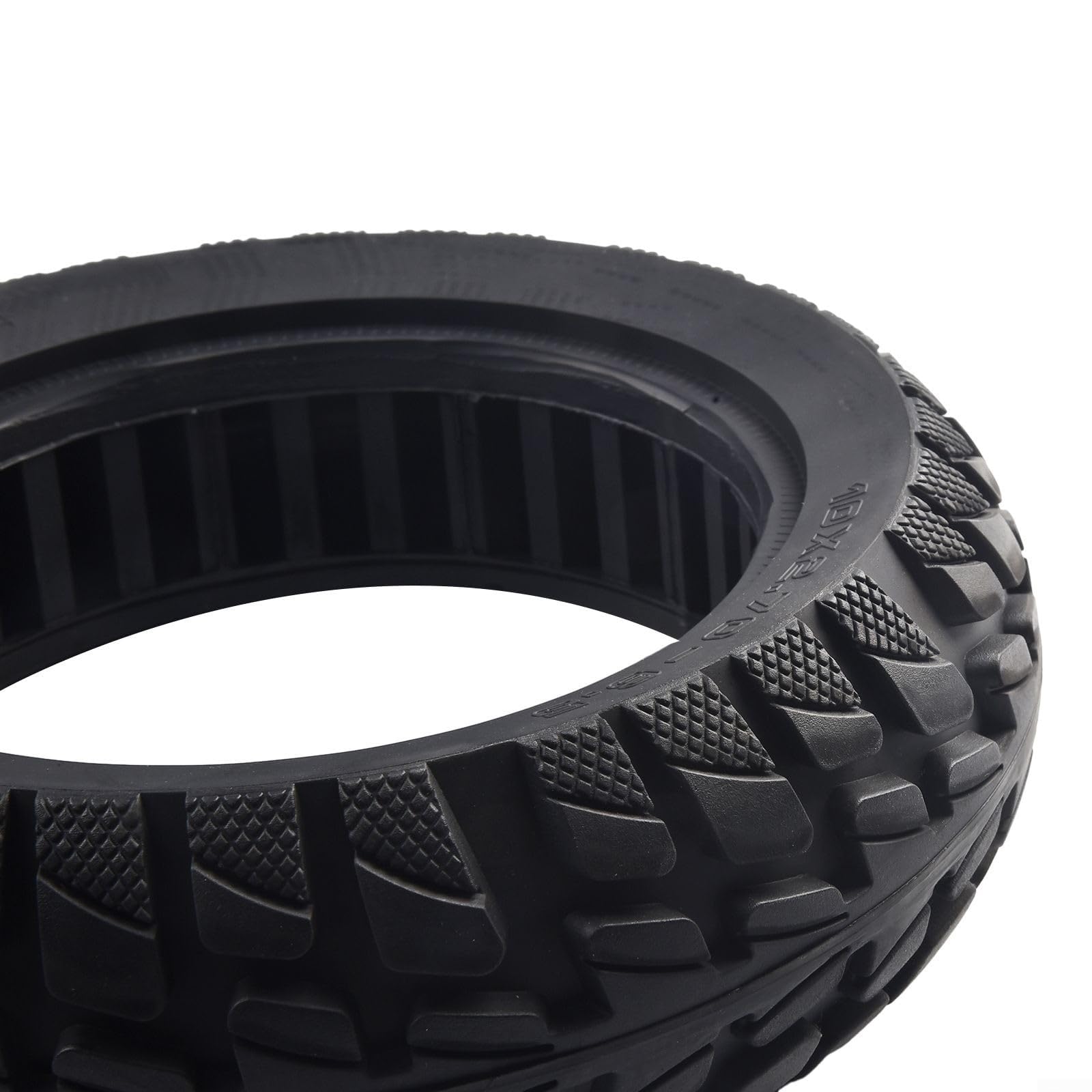Neumático de Scooter de 10 Pulgadas, neumático de Caucho Macizo, 10 x 2,70-6,5, neumático Macizo, 70/65-6,5, neumático sólido para Scooter eléctrico, Ruedas de Repuesto Super-Grip para Scooter eléct