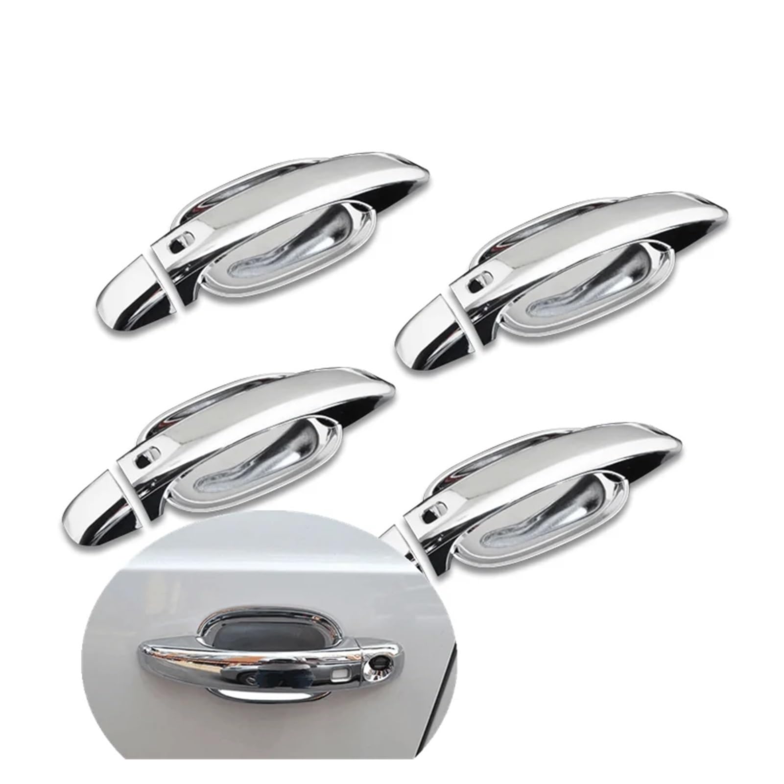 Autocollant poignée de porte Audi Q5 anti rayure et protection style